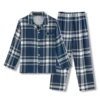 Blue wide checkered men