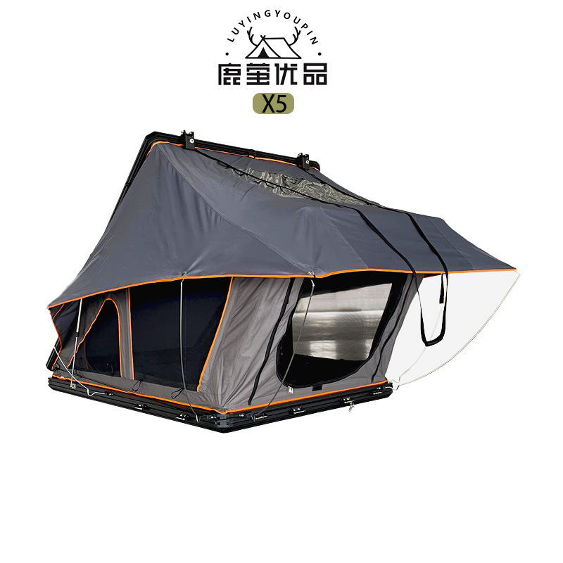 Hard-Shell Aluminum Alloy Roof Tent for Mountain Camping, Hydraulic Quick-Opening, Windproof and Rainproof Outdoor Self-Driving Camping Gear Hard-Shell Aluminum Alloy Roof Tent for Mountain Camping, Hydraulic Quick-Opening, Windproof and Rainproof Outdoor Self-Driving Camping Gear