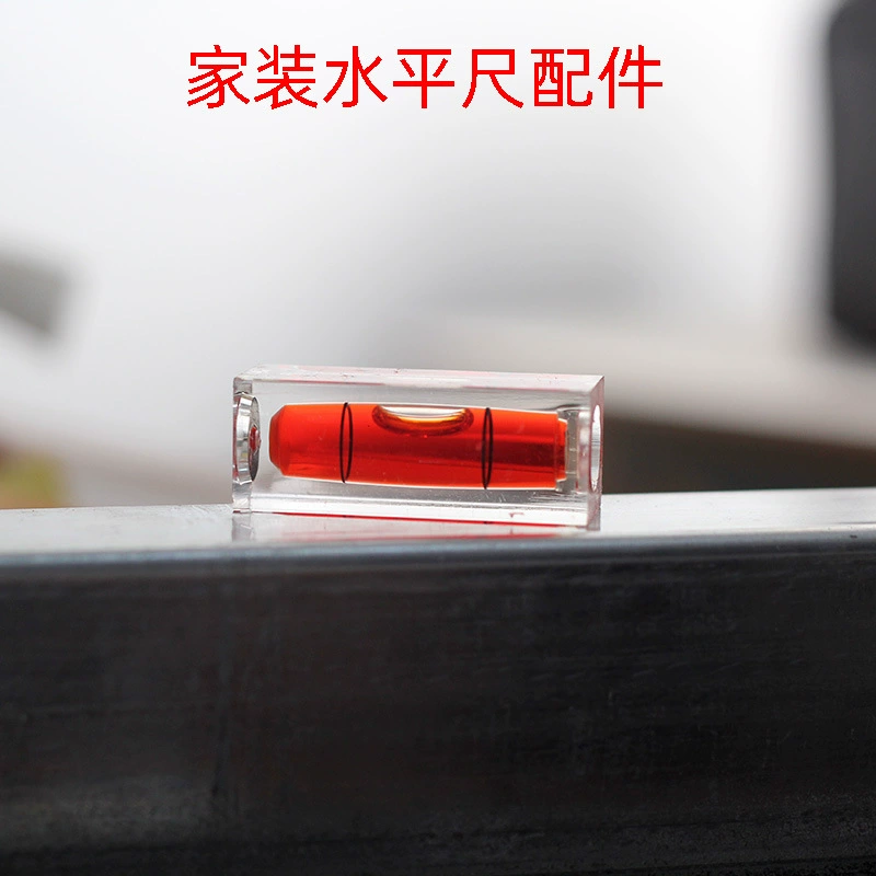 Прозрачный прямоугольный уровень, красный пузырьковый измерительный инструмент, линейка уровня, аппаратные инструменты, сантехнические фитинги, аксессуары, пузырьковый уровень