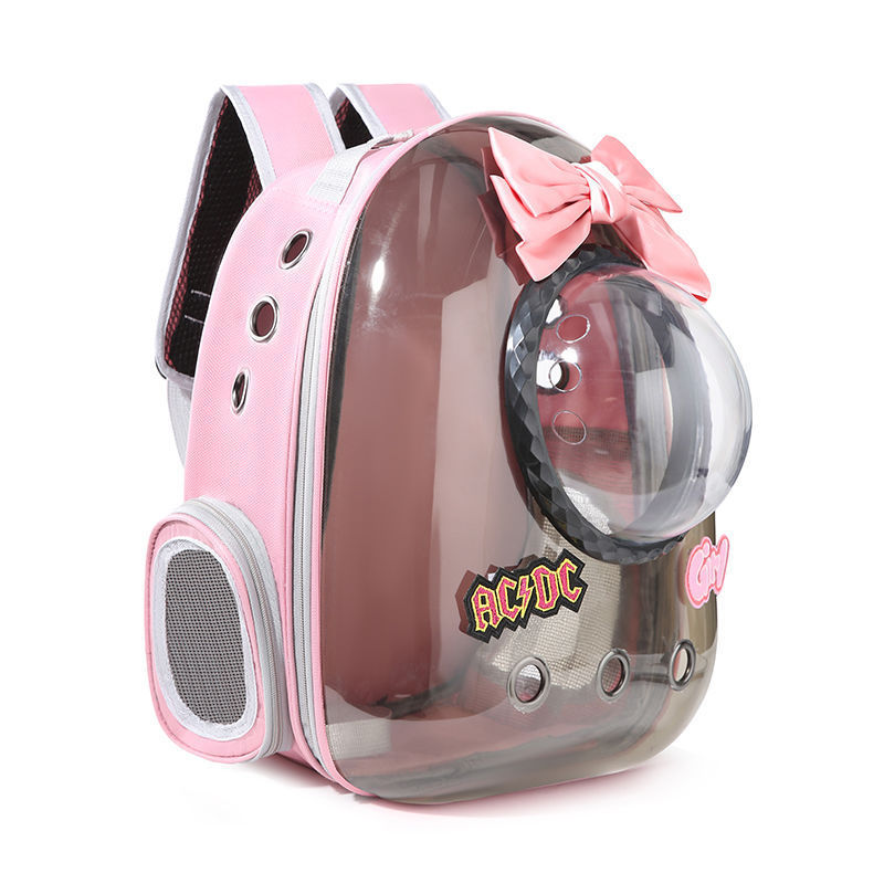 Mascota Gato nuevo panorama para salir en un espacio mascota transparente mochila portátil perro transpirable