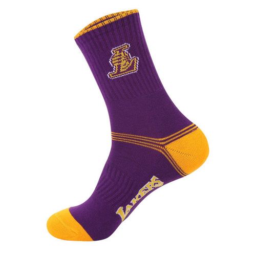 Basketball socks men's mid-calf autumn and winter new star sweat-absorbent and comfortable ins sports socks team cotton socks one piece drop shipping