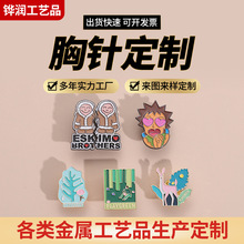 动漫明星小礼品二次元谷子周边金属徽章学校企业毕业胸章定 做