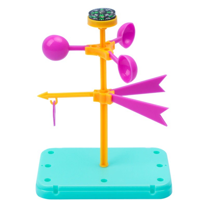 Ветроуказатель, анемометр, учебные пособия, технология сборки своими руками, экспериментальный набор для учащихся начальной школы и детей