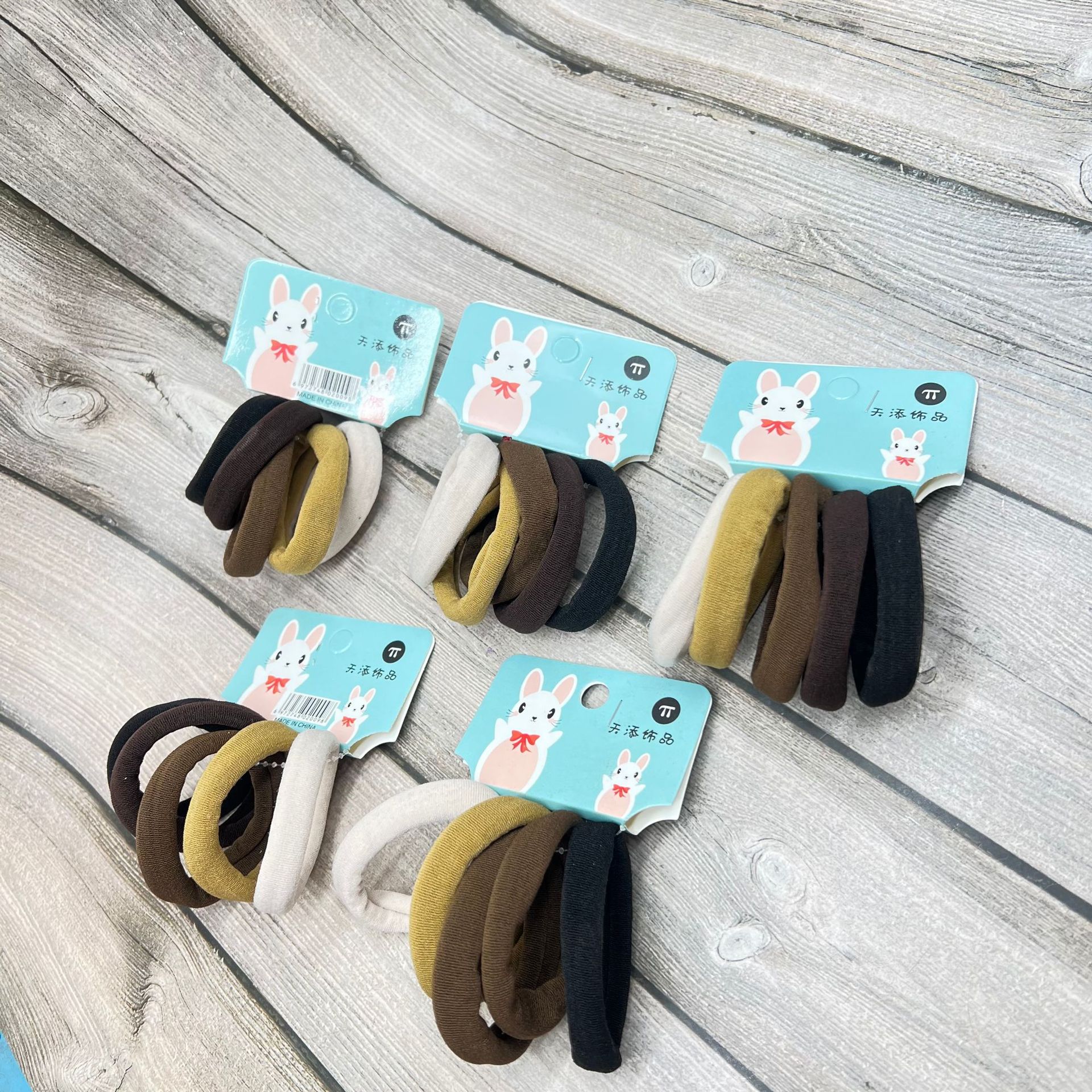 Gomas para el pelo coreanas – alta elasticidad, 8 unidades por pack, calidad económica