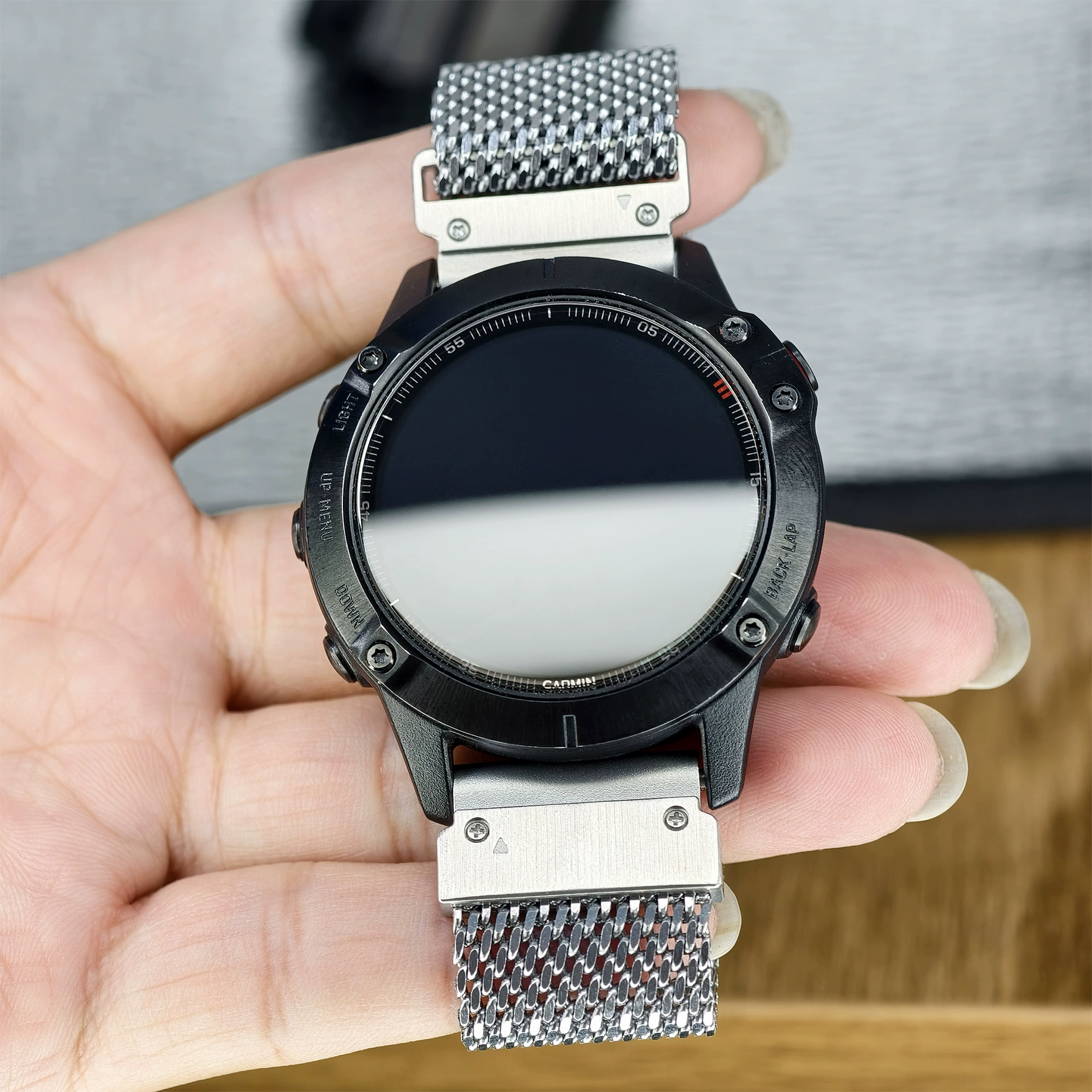 Подходит ремешок Garmin Fenix8 универсальный стиль ремешка Milan голова пряжка быстросъёмный соединитель