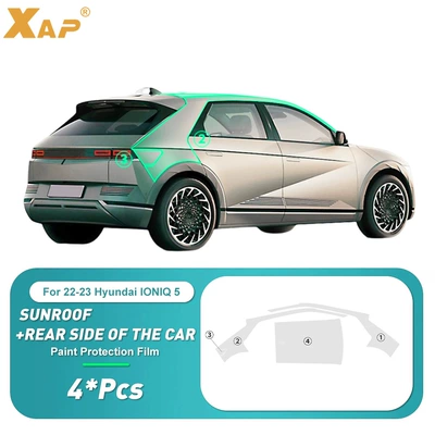 Cross-Border Supply Suitable for: Car paint protective film - hyundai-ioniq-5-sunroof-film-car-rear-side-film-tpu-75mil-lubrizol-material