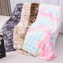 托斯卡纳毛毯被泡泡绒毛毯厚款午睡毯双面加厚沙发空调盖毯超柔软
