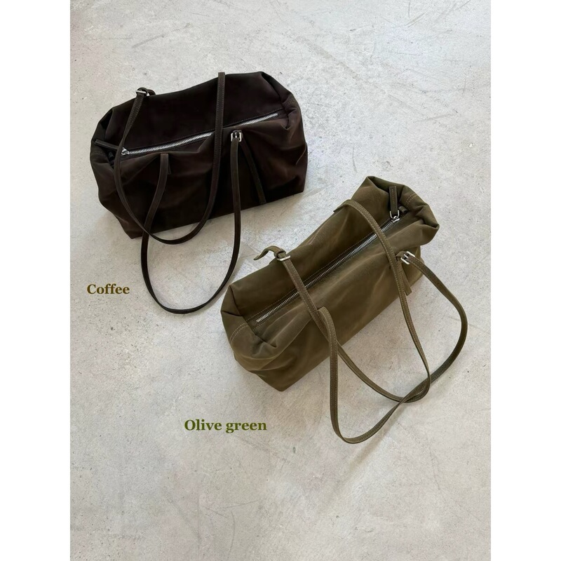 Korean version 2026 new autumn and winter vintage casual Boston large-capacity shoulder pillow bag versatile commuter underarm bag Korean version 2026 new autumn and winter vintage casual Boston large-capacity shoulder pillow bag versatile commuter underarm bag