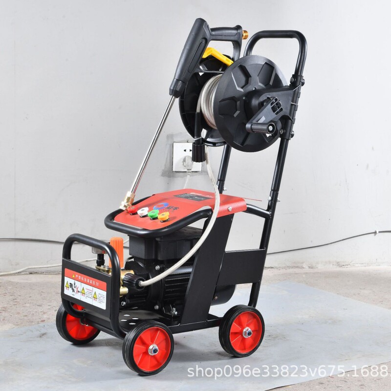 Rinse Trailer-Type Car Washing Machine, High-Pressure Car Washing Machine, Car Wash Shop, Car Washing Machine, Car Wash Shop 220V