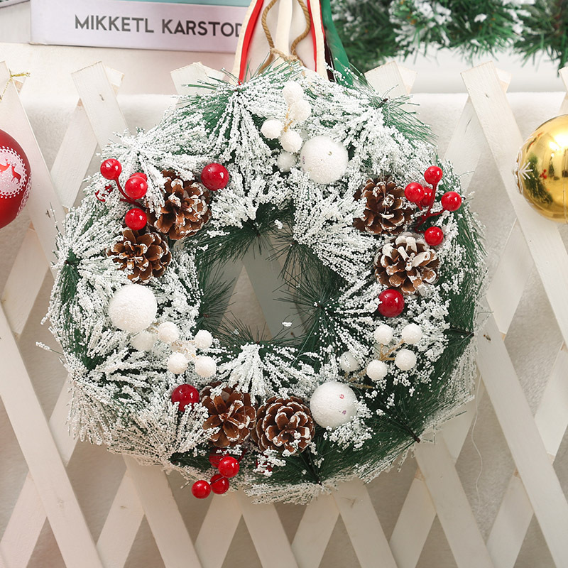新品クリスマス装飾クリスマス籐30cmクリスマスリースクリスマスドア掛けホテルモールクリスマスペンダント|undefined