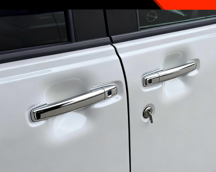 Suitable for 25 Mitsubishi Delica Mini Modified Car Door Handle Decorative Stickers Door Handle Handle Trim Strips