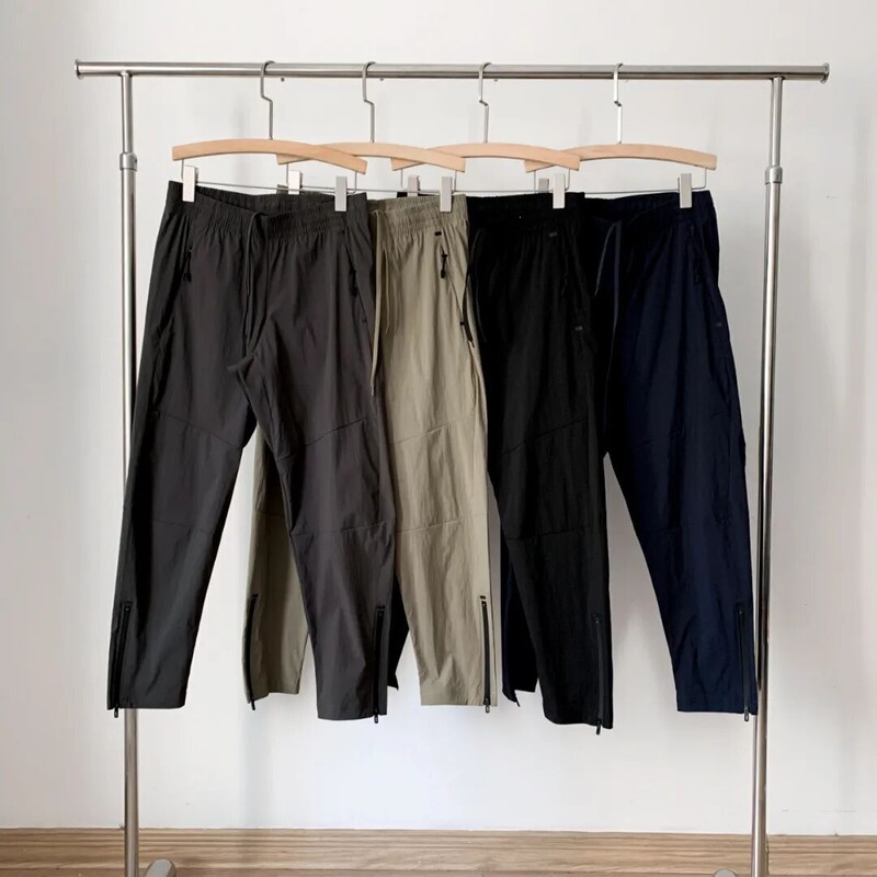 26 New Summer Style Men's and Women's Lightweight Quick-Dry Pants with Zipper at the Leg, Drawstring Elastic Waist, Water-Resistant Casual Pants 26 New Summer Style Men's and Women's Lightweight Quick-Dry Pants with Zipper at the Leg, Drawstring Elastic Waist, Water-Resistant Casual Pants