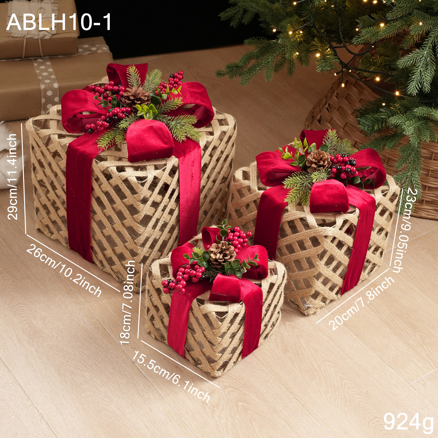 Caja de regalo / 3 paquetes