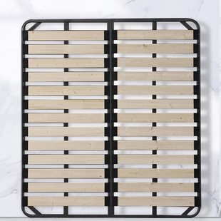 Wholesale Steel and Wood Frame Bed Frame Solid Wood Thickened Encrypted Silent Folding Bed Frame Bed Board Tatami Floor Dragon