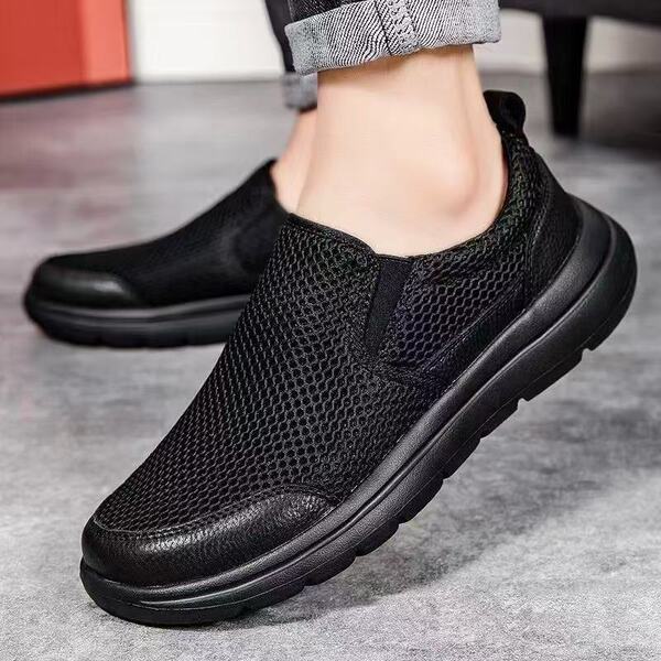 summer black lightweight breathable comfortable casual footwear for…