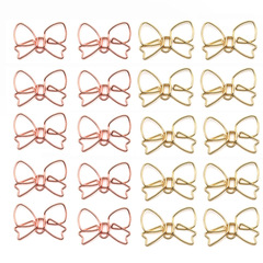 Butterfly paper clip gold bookmark cute creative metal paper clip special-shaped information paper clip rose gold paper clip