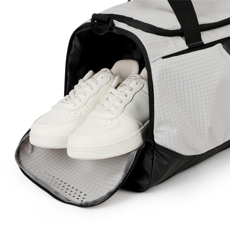 Bolsa de fitness de marca de moda, almacenamiento de zapatos independiente, un solo hombro, mochila de yoga, bolso de viaje portátil de gran capacidad, bolsa de equipaje.