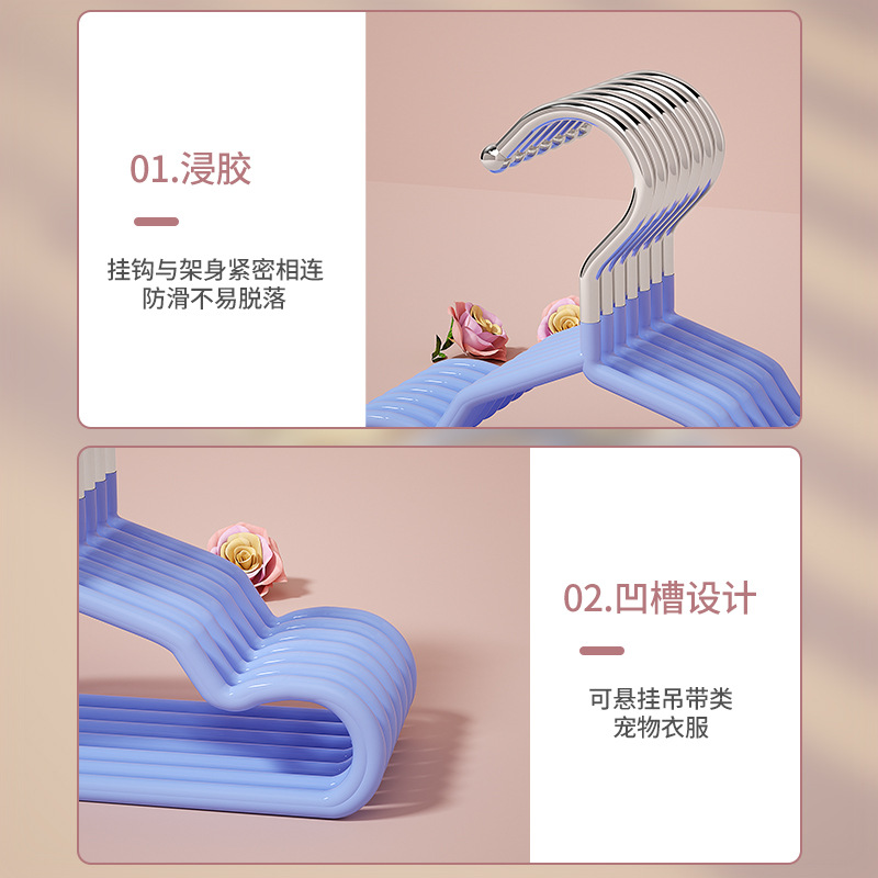 メーカー卸売浸漬ペット衣類ラック滑り止め衣類ラック猫金属衣類ラック小さな男の子と女の子鉄衣類ラック