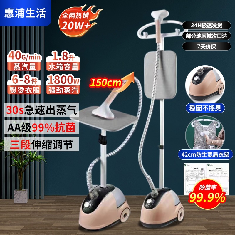 Household Steam Garment Ironing Machine for Ironing Clothes, Large Steam Small Ironing Machine, Handheld Electric Iron, Flat Ironing and Garment Ironing All-In-One Machine