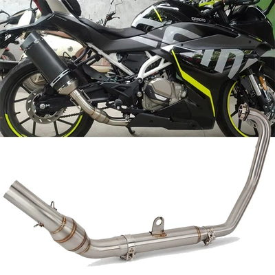 CFMoto NK250 250SR NK300 300SS modified motorcycle exhaust pipe front section stainless steel