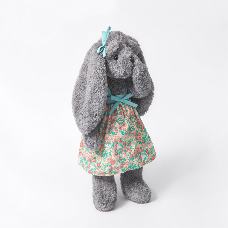 New gray fairy rabbit plush doll children sleeping comfort toy girlfriend birthday gift New gray fairy rabbit plush doll children sleeping comfort toy girlfriend birthday gift
