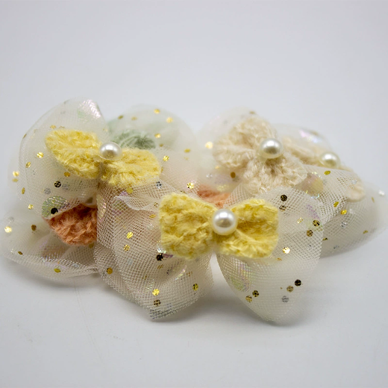 В наличии бусины ручной работы сетка бант Снежная пряжа аксессуары для волос обувь носки аксессуары для одежды DIY кукла аксессуары для украшения одежды