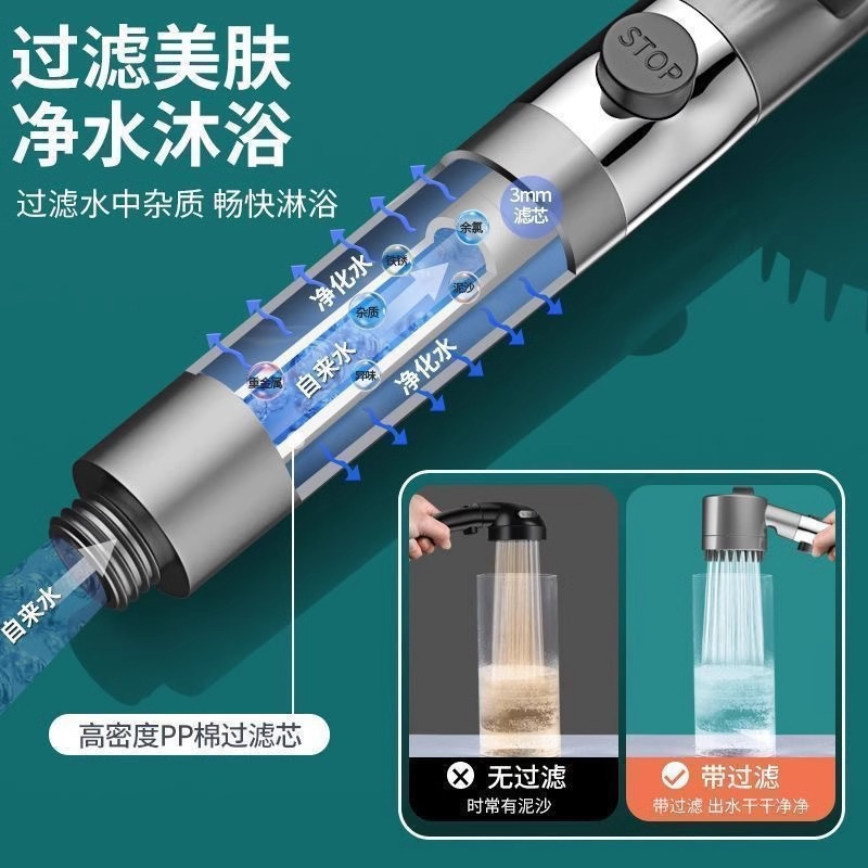 クロスボーダー着用スプレーシャワー家庭用ノズルシャワーヘッドスプレーシャワーフルセット卸売シャワーノズルセット|undefined