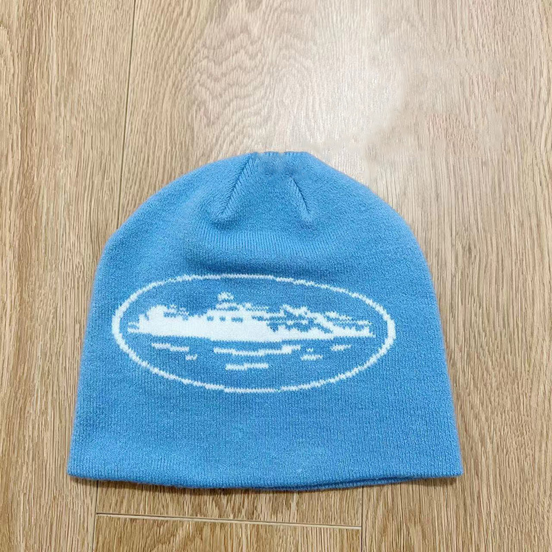 Moda todo fósforo carta tapa Corteiz moda calle CRTZ hip hop monopatín Jacquard cúpula de punto sombrero frío