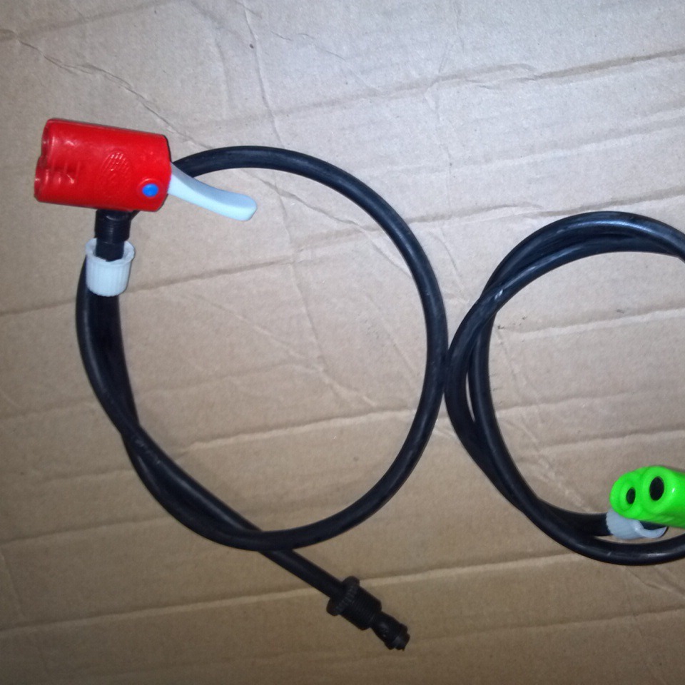 [X] 新式 打气筒气管 打气筒配件 打气筒出气管气带双用打气头子