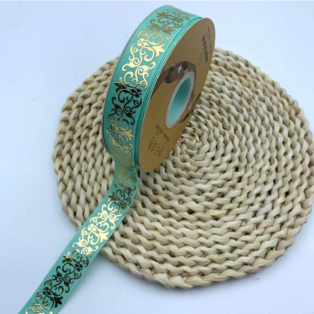 Dorado hilo cinta bar soporte material Palacio estilo flor hornear caja de regalo embalaje arco cinta