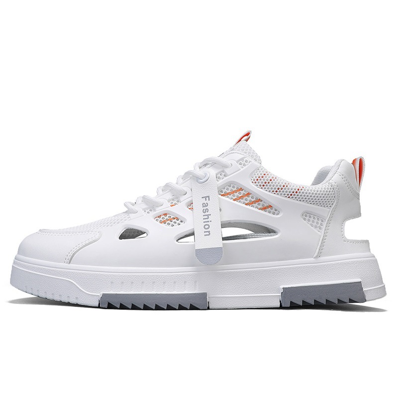 Zapatos de malla zapatos de malla deportiva de malla fina transpirable de verano para hombre zapatos de moda blancos de fondo suave de verano para hombre