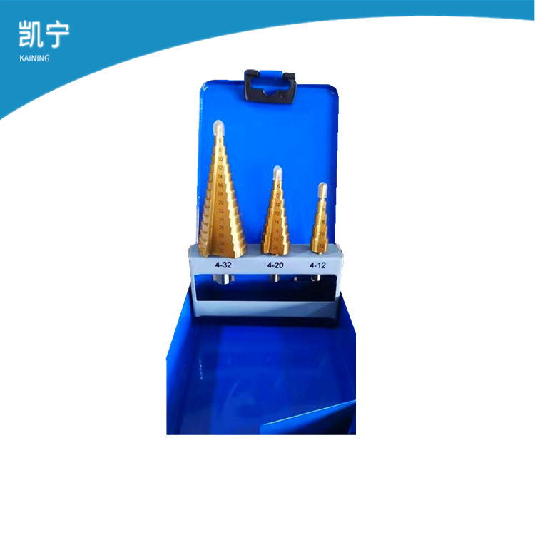 凯宁宝塔钻头阶梯钻倒角钻台阶钻高速钢开孔器工业级扩孔钻