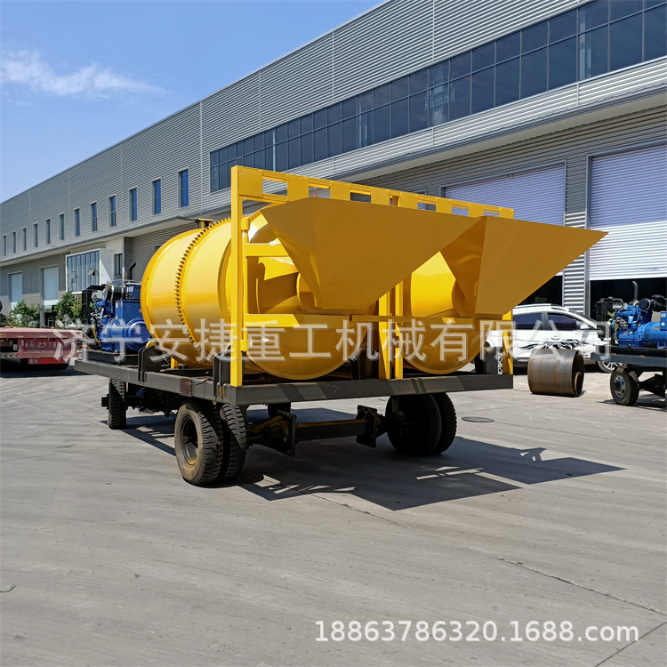 车载热拌沥青拌和机 凹裂路面修补沥青拌合机 1.5方沥青搅拌机