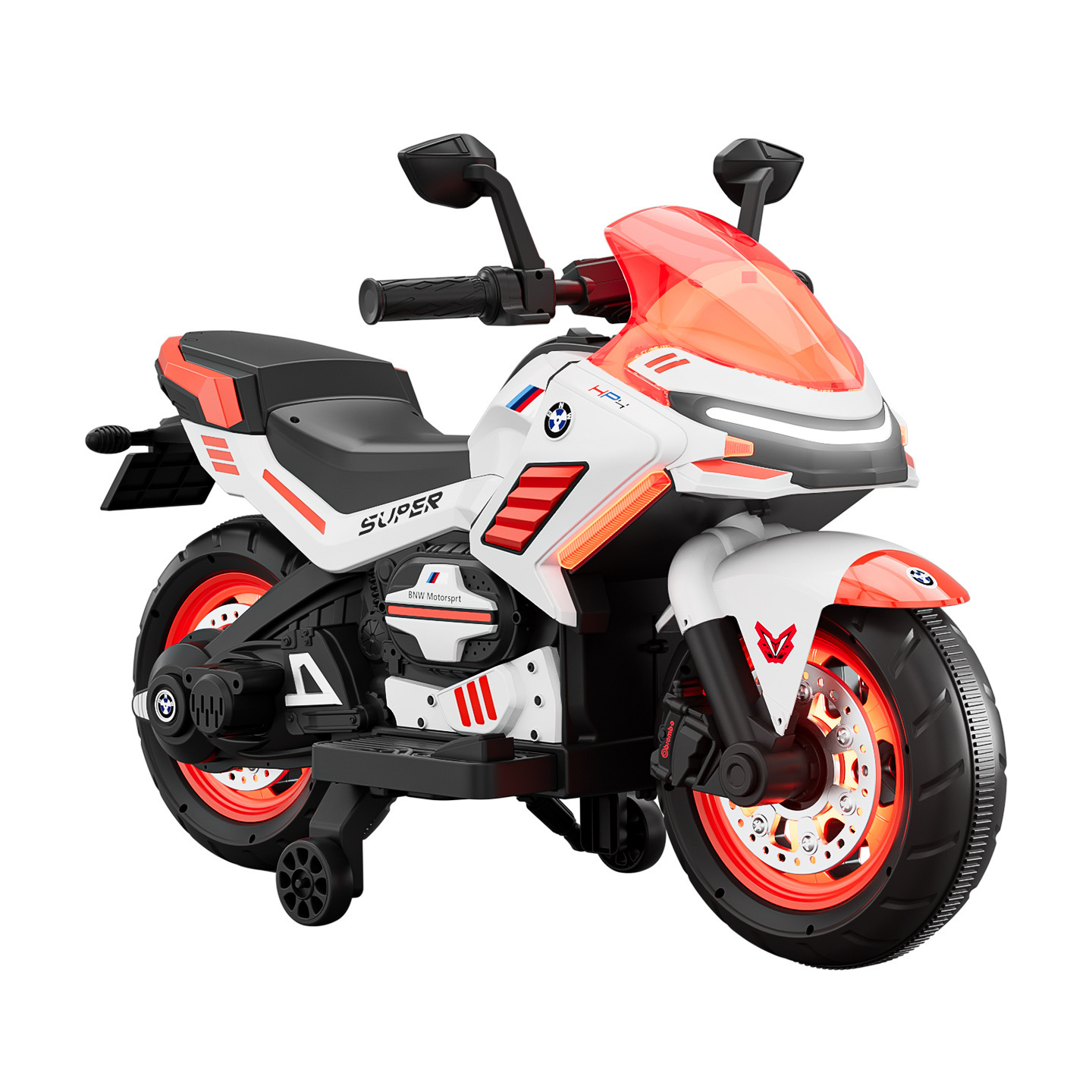 Motocicleta eléctrica para niños de dos ruedas super grande coche de juguete cool para niños y niñas se puede sentar, cargar y montar