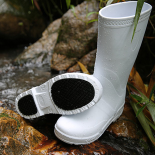 Non-slip water shoes EVA lightweight long rain boots waterproof non-slip oil resistant kitchen work shoes food shoes acid and alkali resistant shoes
