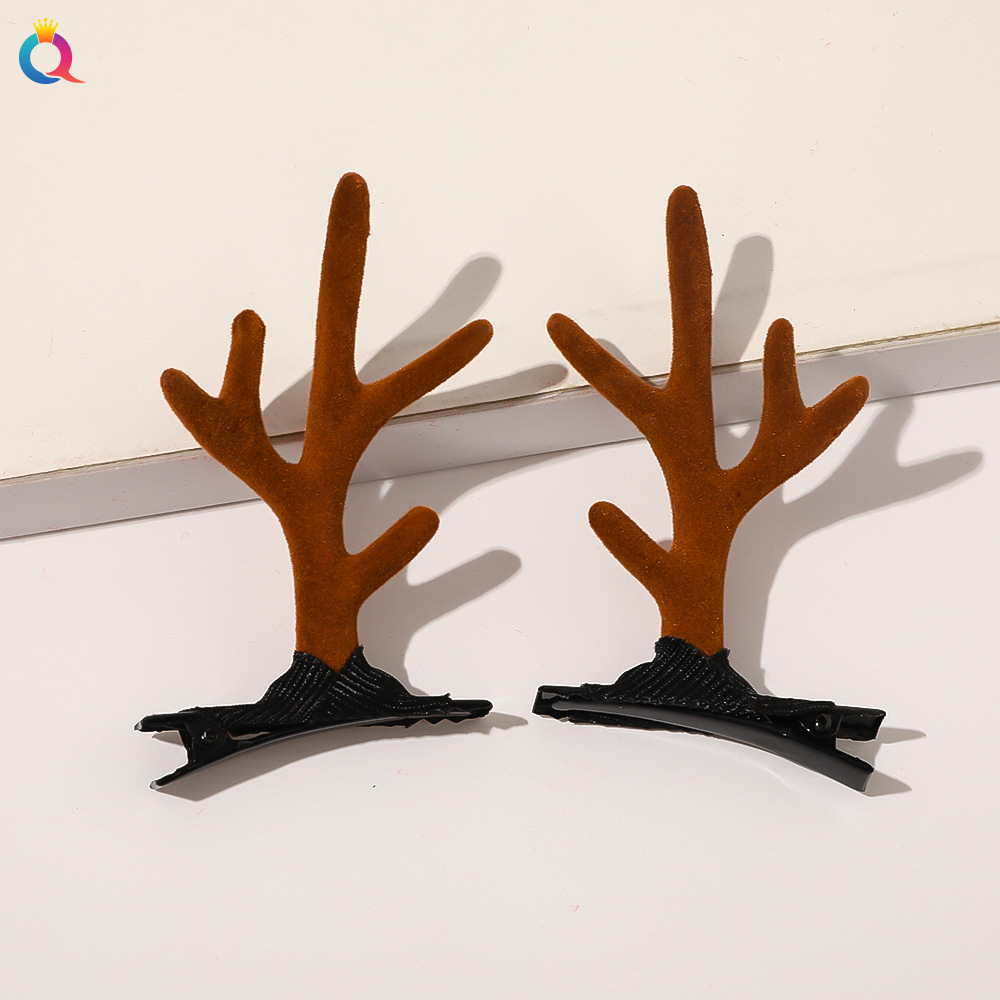 Christmas gift Christmas headdress plush large hair band high-grade hair tie ins large ring_voghion.com