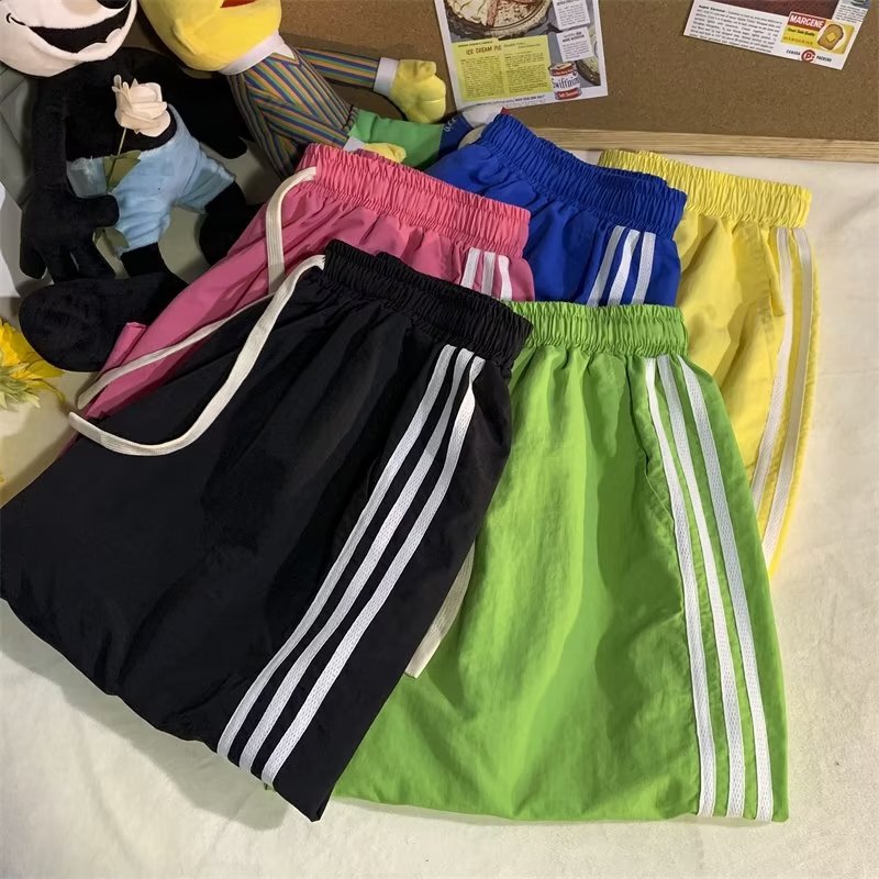 Men's and women's shorts summer new fitness running training basketball football pants tide three-pole loose leisure sports