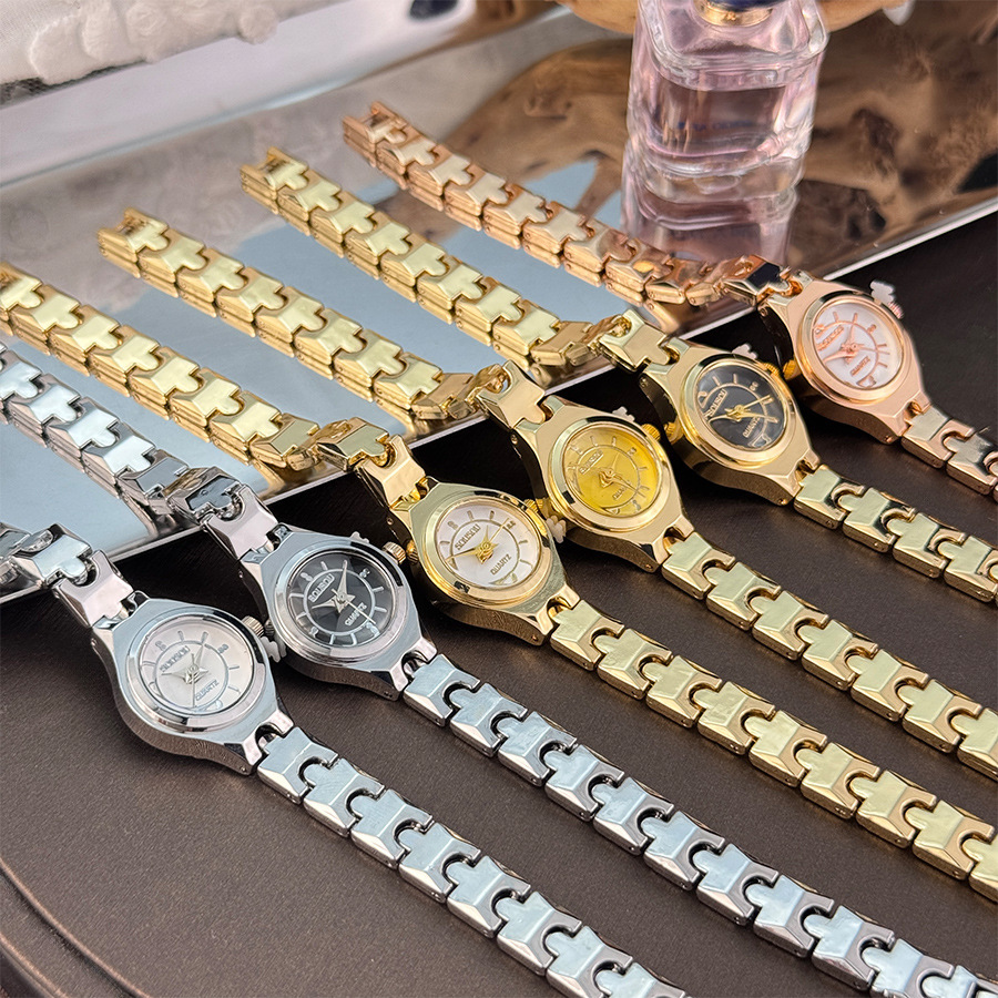 Small and Delicate Watch Chain, Exquisite Women's Watch, Cross-Border Foreign Trade New Classic Versatile Small Dial, Simple Niche Quartz Watch
