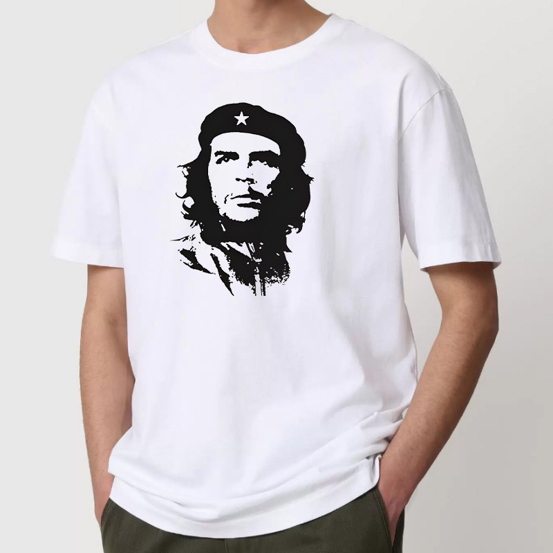 Che Guevara T-Shirt Cuban Red Revolution Communism Printed Short Sleeve Clothes Military Fan T-Shirt Class Uniform