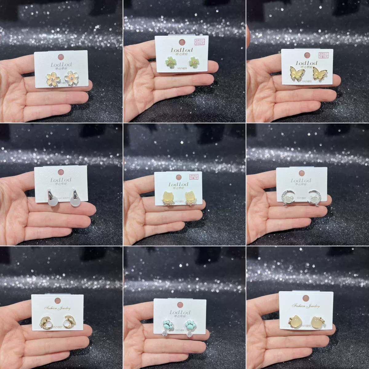 设计感玉髓可爱动物猫咪耳扣女小众轻奢时尚百搭环保电镀配饰批发