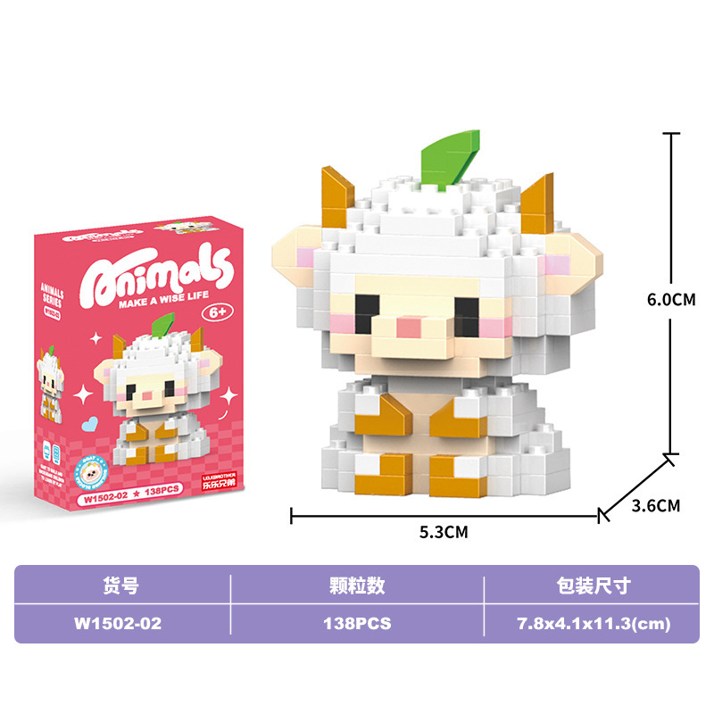 Puesto callejero al por mayor bloques de construcción juguetes para niños