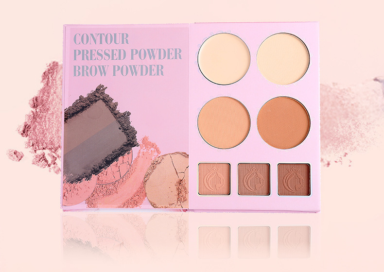 4 Layer Eyeshadow Palette Matte Eyeshadow Highlighter Blush Multi Purpose Under Eye Concealer Beauty Makeup Cosmetics_voghion.com