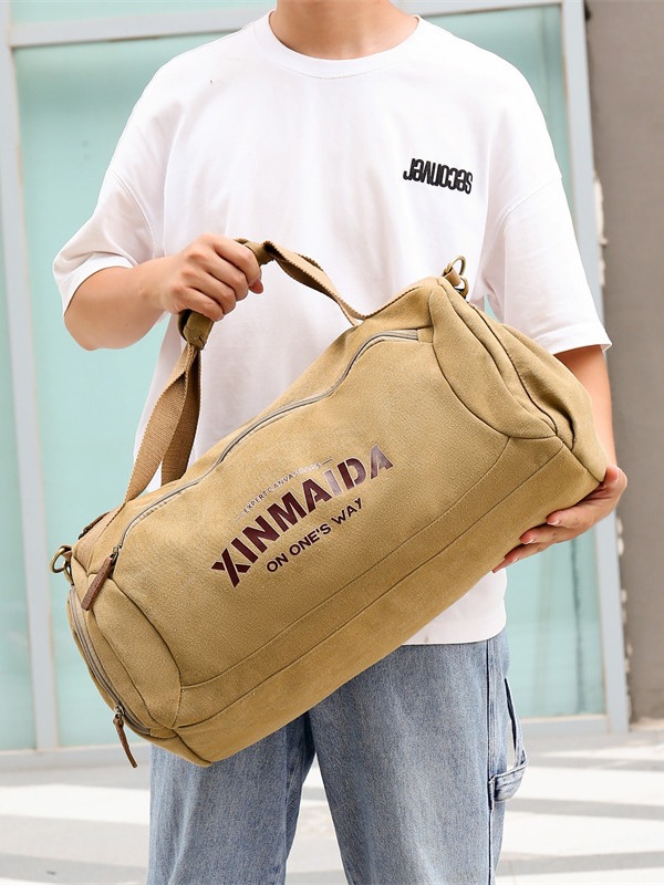 Bolsa de fitness, bolsa deportiva de separación húmeda y seca, bolsa de mensajero de entrenamiento de una sola pieza para hombre, bolsa de viaje de equipaje de mano para mujer, estilo europeo y americano
