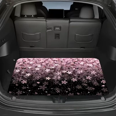 Crystal velvet car trunk mat, wear-resistant, cross-border Amazon dust-proof mat, water-absorbent, dirt-resistant, easy to maintain, wholesale