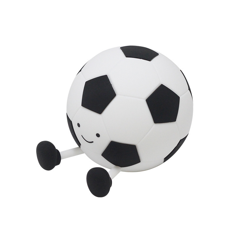 Lámpara de silicona de fútbol para niños regalos de cumpleaños creativos para la cama cama para niños lámpara de sueño