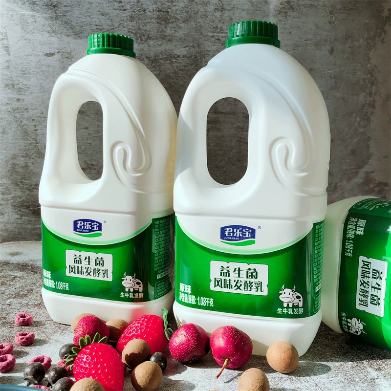 Junlebao йогурт оригинальный пробиотический кисломолочный кисломолочный большой бочки с кефир большой бутылкой питательного завтрака йогурт целая коробка