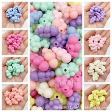 亚克力春天色大小号云朵 儿童DIY手机链配件小红书爆款