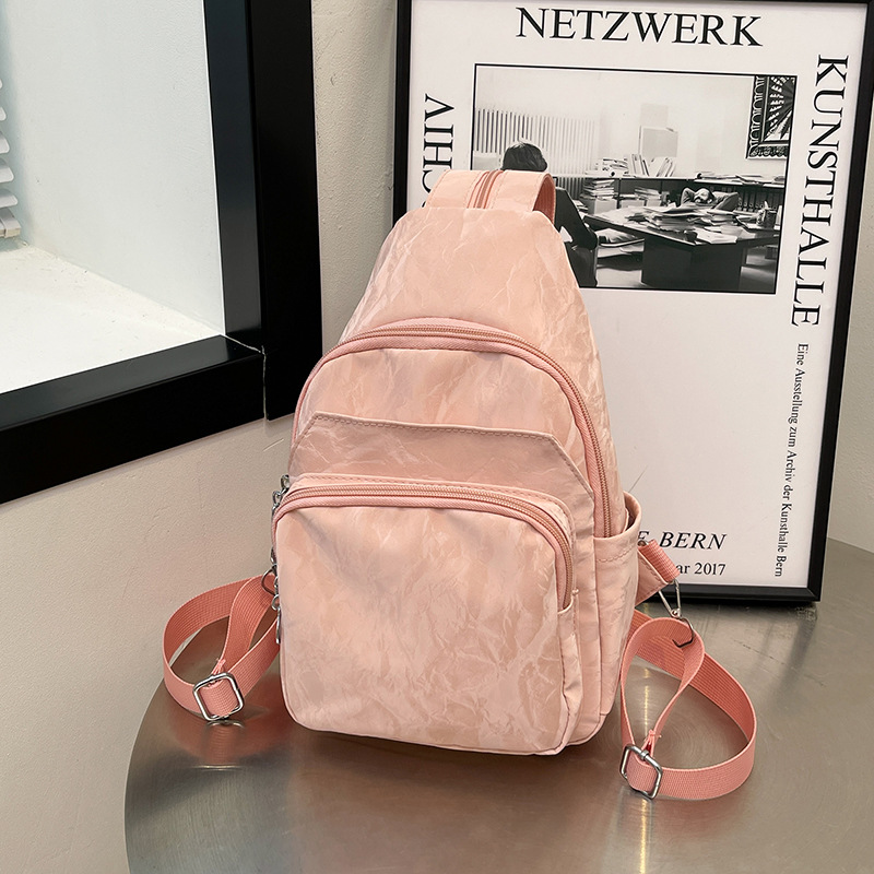 2024 nueva moda multifuncional multifuncional mochila casual pequeña para mujeres tres bolsas de pecho ligeras bolsas de hombro multicapa