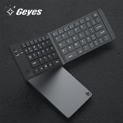 Geyesポータブル折りたたみbluetoothキーボードミニミュートスマートフォンタブレットpcギフトワイヤレスキーボード