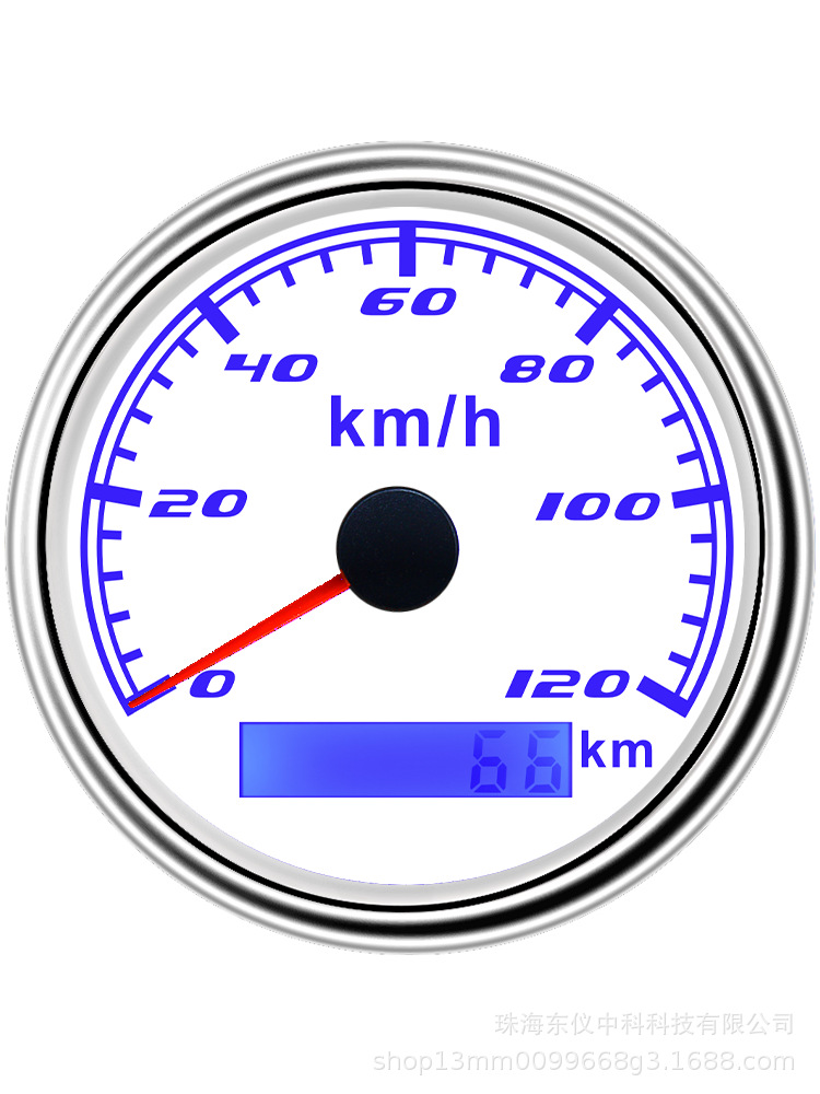 85mm speedometer motorcycle equipped with waterproof GPS speedometer engineering truck truck GPS positioning speedometer